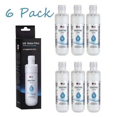6 Pack LT-1000P Replacement Refrigerator Water Filter Fits ADQ74793501  ADQ74793502  46-9980  9980  6 Months