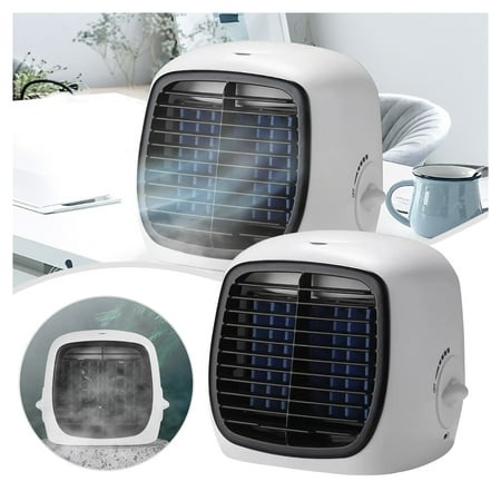 Growsl Air Cooler Desktop Air CoolerABS Electronic Components High- Quality Bedroom Three Level Wind a