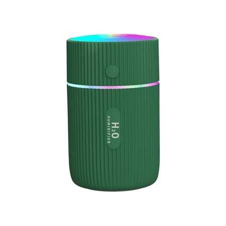 Growsl Humidifier Marquee Humidifier Portable Mini Humidifier Mist Humidifier with Night Light Green