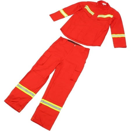FIGT-Firefighter Costume  Windproof High Visibility Anti Static Flame Retardant Firefighter Suit for Welding for Firefighting【0516】