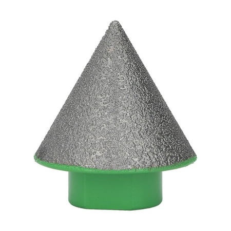 M14 Green Diamond Beveling Chamfer Bit Simple Operation 60° Base Angle Milling Bit for Polishing Shaping 38mm/1.5in
