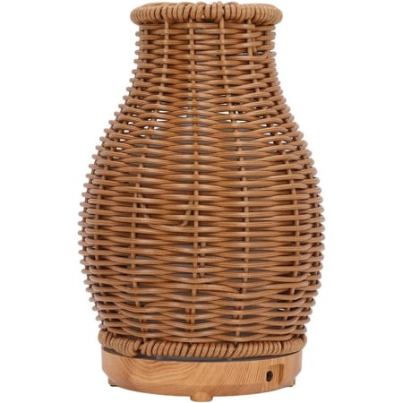 FIGT-Portable Aroma Diffuser Humidifier  USB Plug in  Rattan Weaving Design for Travel and Office  Suitable for Aromatherapy and Essential Oils【0516