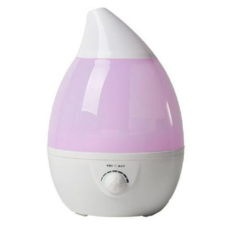 FIGT-Cool Mist Humidifier  Air Humidifier Quiet Operation  LED Night Light  for Home  Office  Yoga  Reading (2.6L) (Pink)【0516】