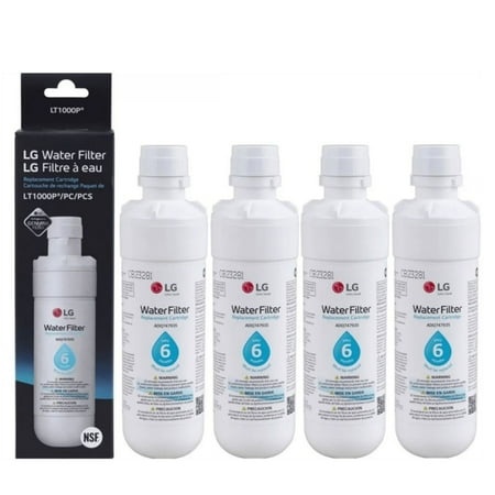 4 Pack LT1000P Refrigerator Water Filter  Compatible with 9980 Refrigerator Water Filt
