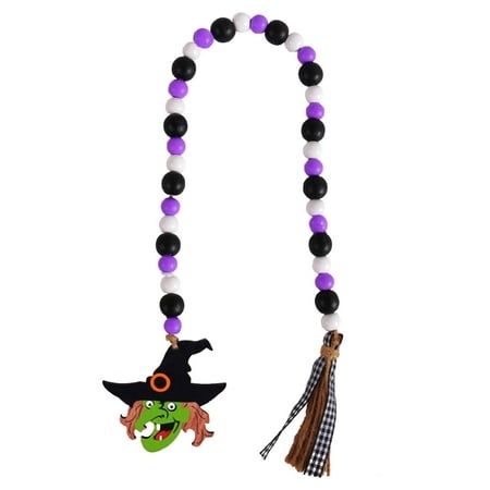 FHKOEGHS Chandelier Parts Metal Cups Wooden Beads Pend 2023 Creative Witch Hanging Decoration Festival Party Decoration