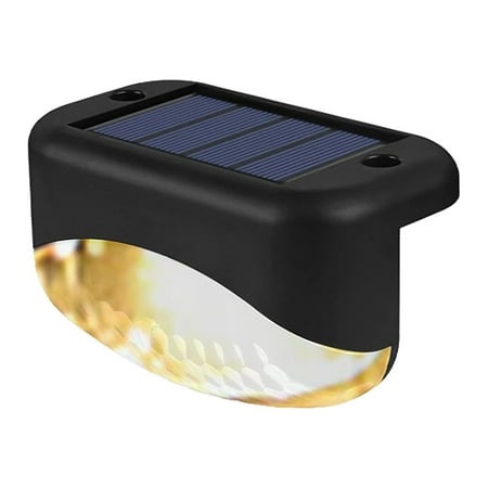 ZBBMUYHGSA Garden Lamps LED Solar Lamp Path Staircase Outdoor Wall Light Water Drop Lamp Solar Step Lights Outdoorled Solar Fence Lights for Patio Sta