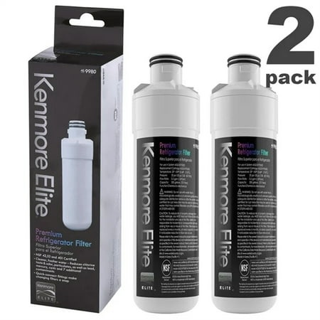 9980 Refrigerator Water Filter Replacement Compatible with Kenmore Water 9980  46-9980-2 Pack