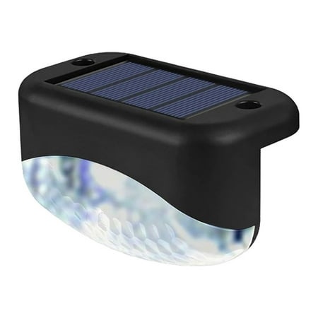 XunRui Garden Lamps LED Solar Lamp Path Staircase Outdoor Wall Light Water Drop Lamp Solar Step Lights OutdoorLED Solar Fence Lights for Patio Stairs 