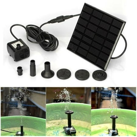 Solar Water Panel Power Pump Kit Pool Garden Pond Watering Submersible Solar Garden Lights Solar Lights for Outside Path Lawn Patio Walkway Yard Garde