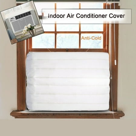 Growsl Storage and Organization Window Indoor Air Conditioner Cover for Air Conditioner Indoor Unit Storage Containers Closet Organizers a