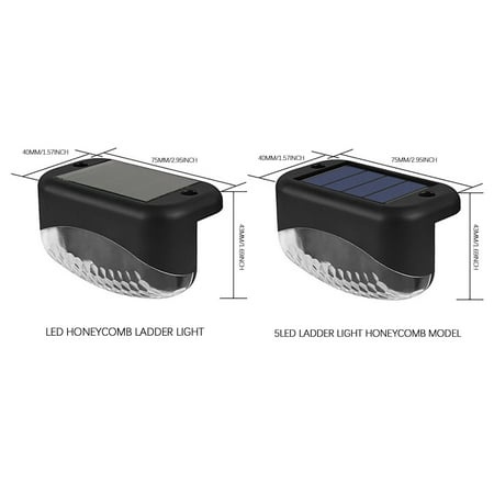 NQWZTIU Outdoor Lamp LED Solar Lamp Path Staircase Outdoor Wall Light Water Drop Lamp Solar Step Lights OutdoorLED Solar Fence Lights for Patio Stairs