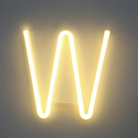 Kgfrsd LED Lights Light Bulbs LED Letter Lights Light up Plastic Letters Standing Hanging Warm Wihte Light Night Light Room Decor Home Decor W
