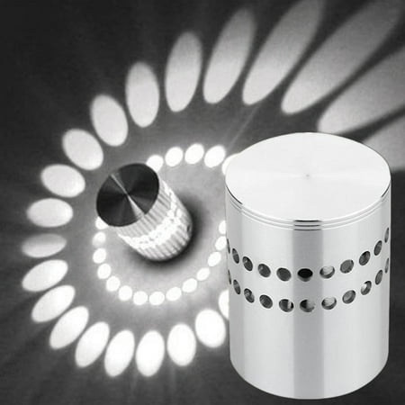 Kgfrsd LED Lights Light Bulbs Spiral Hole Wall Lamp Surface Install LED Light Luminaire Light Home Decoration Night Light Room Decor Home Decor a