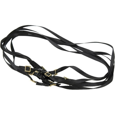 FIGT-Tie Down Strap  EcoFriendly Portable Luggage Lashing Straps 5pcs Interesting Length Adjustable Heavy Duty for RC (Black)【0516】