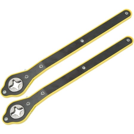 FIGT-Car Jack Ratchet Wrench  Pair 13.4in Car Repair Wrench Tire Labor Saving Tire Wheel Lug Wrench Repair Tool for Cars SUVs Trucks【0516】