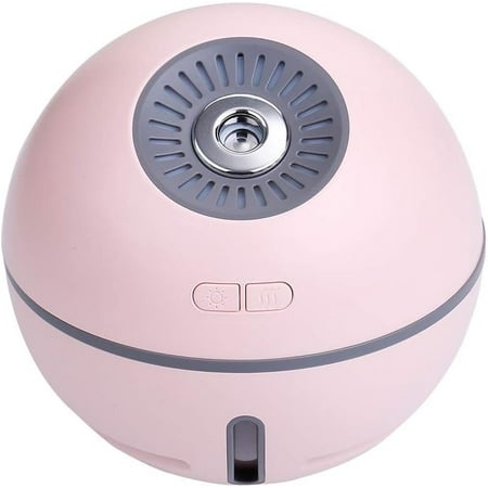 FIGT-Silent USB HumidifierRechargeable  Portable Humidifier 7 LED Warm Lights  Waterless Auto Shut Office Car Yoga (Pink)【0516】