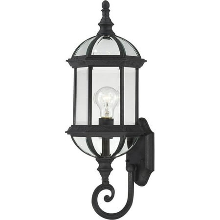 60/4973 Boxwood One Light Outdoor Light Fixture  22-Inches  Black