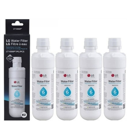 4 Pack LT1000P Replacement Refrigerator Water Filter Fit for LT1000P 469980 46-9980 ADQ747935 GF-D706BSL Fresh Water Filter