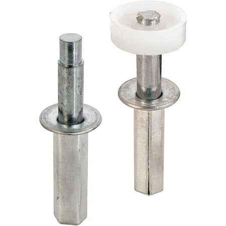 Prime-Line N 7263 Bi-Fold Door Top Pivot and Guide Set  7/16 in. Steel Housing (2 Pack)