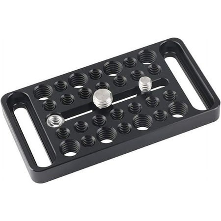 Multipurpose Cheese Plate with 1/4  & 3/8  Thread Screw for Camera Bracket Accessories - 2564