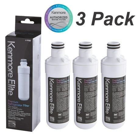 Kenmore 9980 Replacement Refrigerator Water Filter  Compatible with LT1000PC/PCS  LT1000PC MDJ64844601  ADQ747935 ADQ74793504  Kenmore 46-9980 Water F