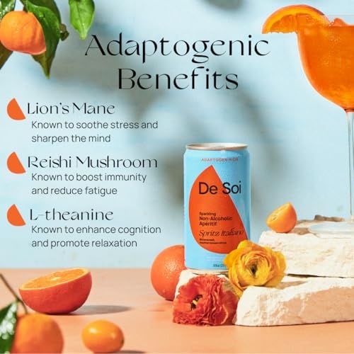 De Soi Non-Alcoholic Apéritif, Spritz Italiano 4 Cans (8 Fl Oz Each) thumbnail
