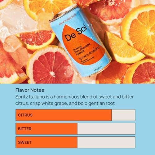 De Soi Non-Alcoholic Apéritif, Spritz Italiano 4 Cans (8 Fl Oz Each) thumbnail