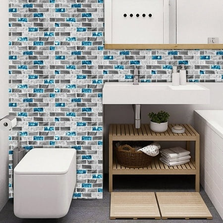 Valentine S Day Sales 10pc Peel and Stick Ceramic Tile Paste 3D Lattice Crystal Ceramic Tile Paste DIY Waterproof Self Adhesive Wall Sticker