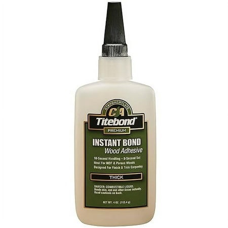 Titebond 4 Oz. Instant Bond Wood Adhesive Thick  6222