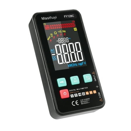 Mastfuyi Multimeters Continuity Live Wire Live Wire Ncv Resistance Continuity Live Tester 5999 LCD Smart with Tester with Tester 5999 LCD Measure Resi