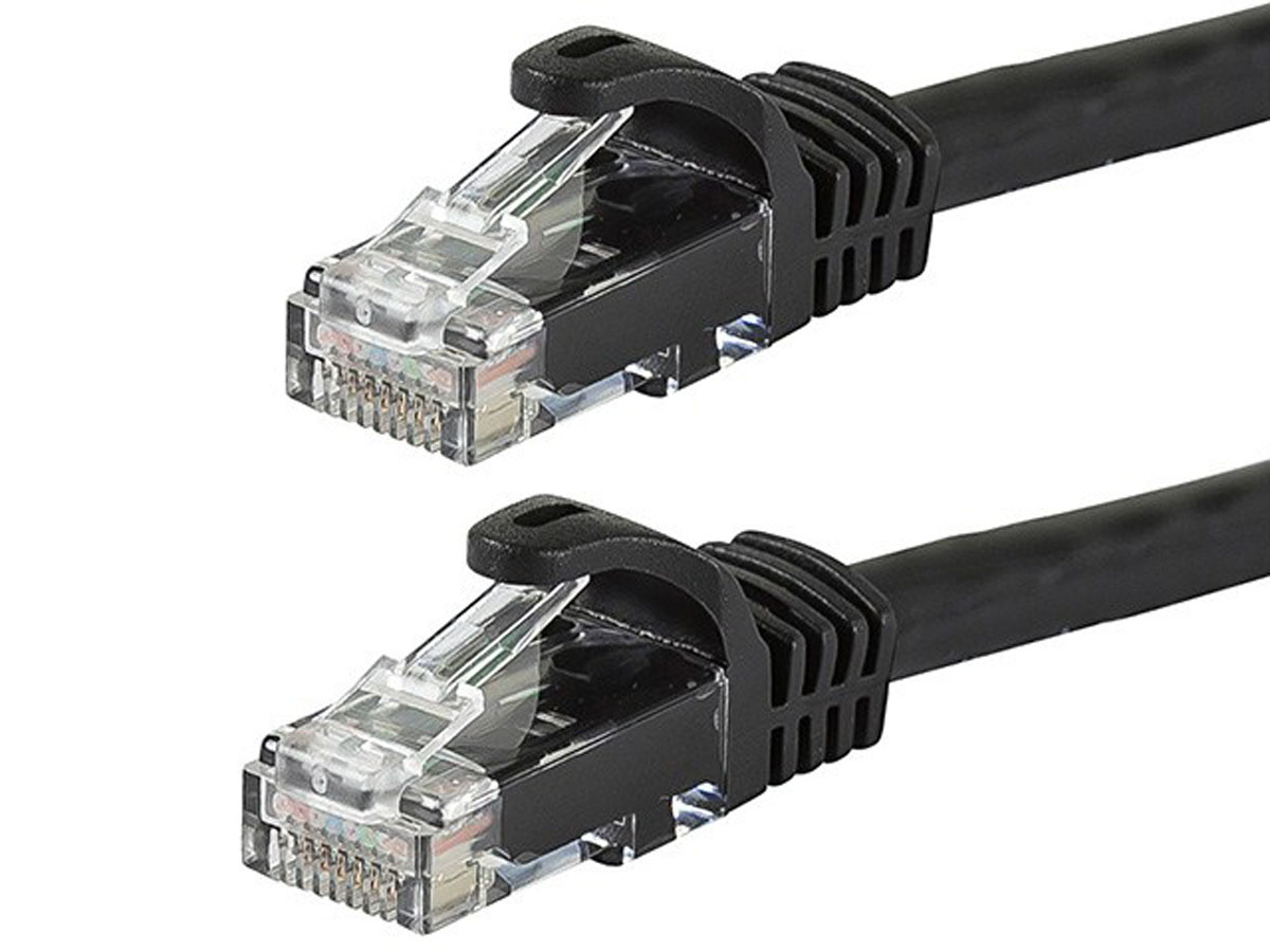 MonoPrice 3ft Cat6 UTP Cable Black 9797