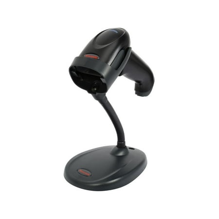 Honeywell Voyager 1250g Wired General Duty Single-line Laser Barcode Scanner  RS232/USB/KBW/IBM  Black  USB Kit W/ Stand - 1250G-2USB-1
