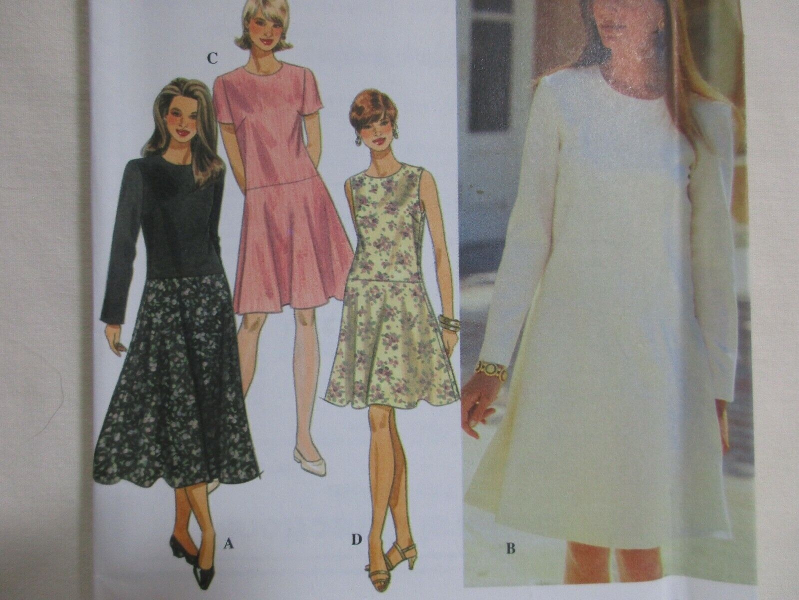 Simplicity Pattern 9797 Size 10-14 Misses/Petite Easy Dresses 4 Variation Uncut