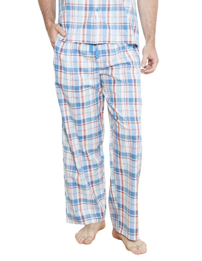Cyberjammies 6222 Men's James Blue Check Pajama Mens Sleepwear Pyjama Pant XLge