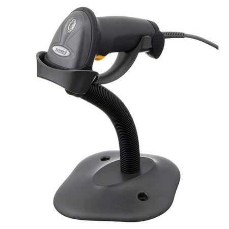 Symbol LS2208 General Purpose Handheld 1D Bi-Directional Laser Barcode Scanner  Black