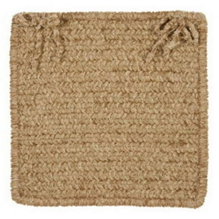 Colonial Mills Simple Chenille - Sand Bar Chair Pad - Set of 4