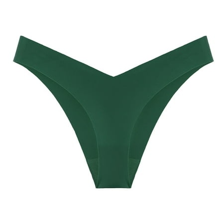Yueqmvl Women S Traceless Ice Silk Women S Underwear Mid Waist Comfortable Triangle Pants Vintage Shorts Underwear Barely There Bras for Women 4742 Wo