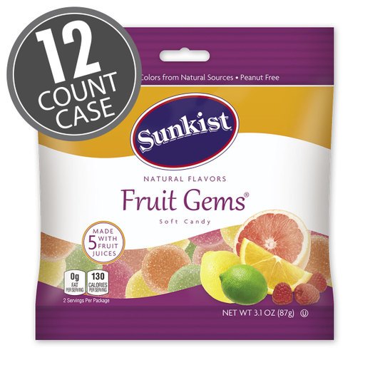 Jelly Belly Sunkist Fruit Gems Gummy Candy, Assorted, 32 Oz. (220-00024) | Quill