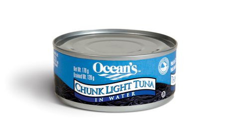 Ocean S Chunk Light Tuna in Water  170g/6oz.  {Imported from Canada}
