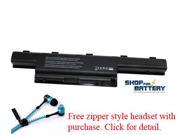 Battery for Acer Aspire 7751 Series Laptop. 6cells 48WH by Shopforbattery. Free Headset with Purchase.