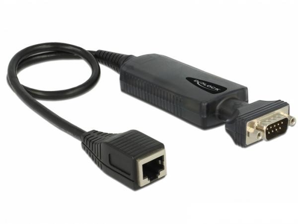 DeLock - Serieller Adapter - Ethernet 100 - RS-232 X 1
