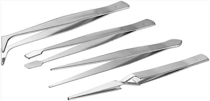 77101 Tweezer Set, 4 Pcs Set