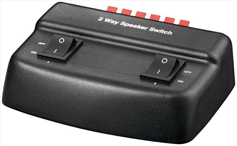 Goobay 60928 2-port Speaker Changeover Switch Individually Connectable