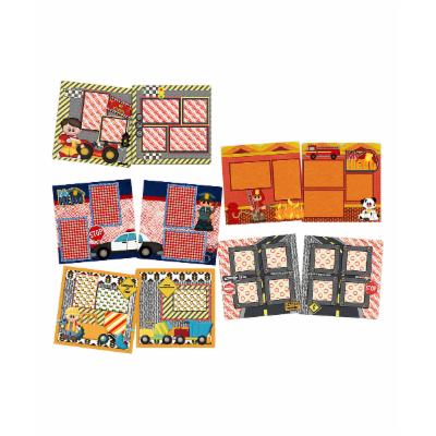 EZ Scrapbooks  Scrapbooks  - Busy Boys Scrapbook Page Set