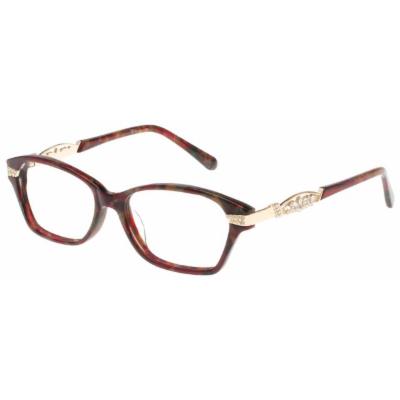 Diva Eyeglass Frames 5499 Eyeglasses Womens Brown-Burgundy Mottled-Gold 52-16-135 Model: DI54995CT