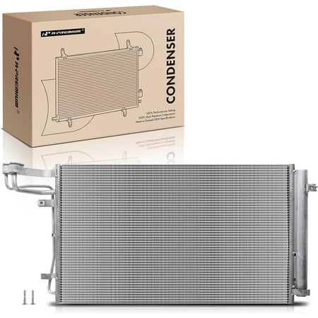 A-Premium Air Conditioning a/C Condenser Compatible with Hyundai Equus 2012-2014  Genesis 2012-2014  3.8L 4.6L 5.0L  Replace# 4890  97606-3N100