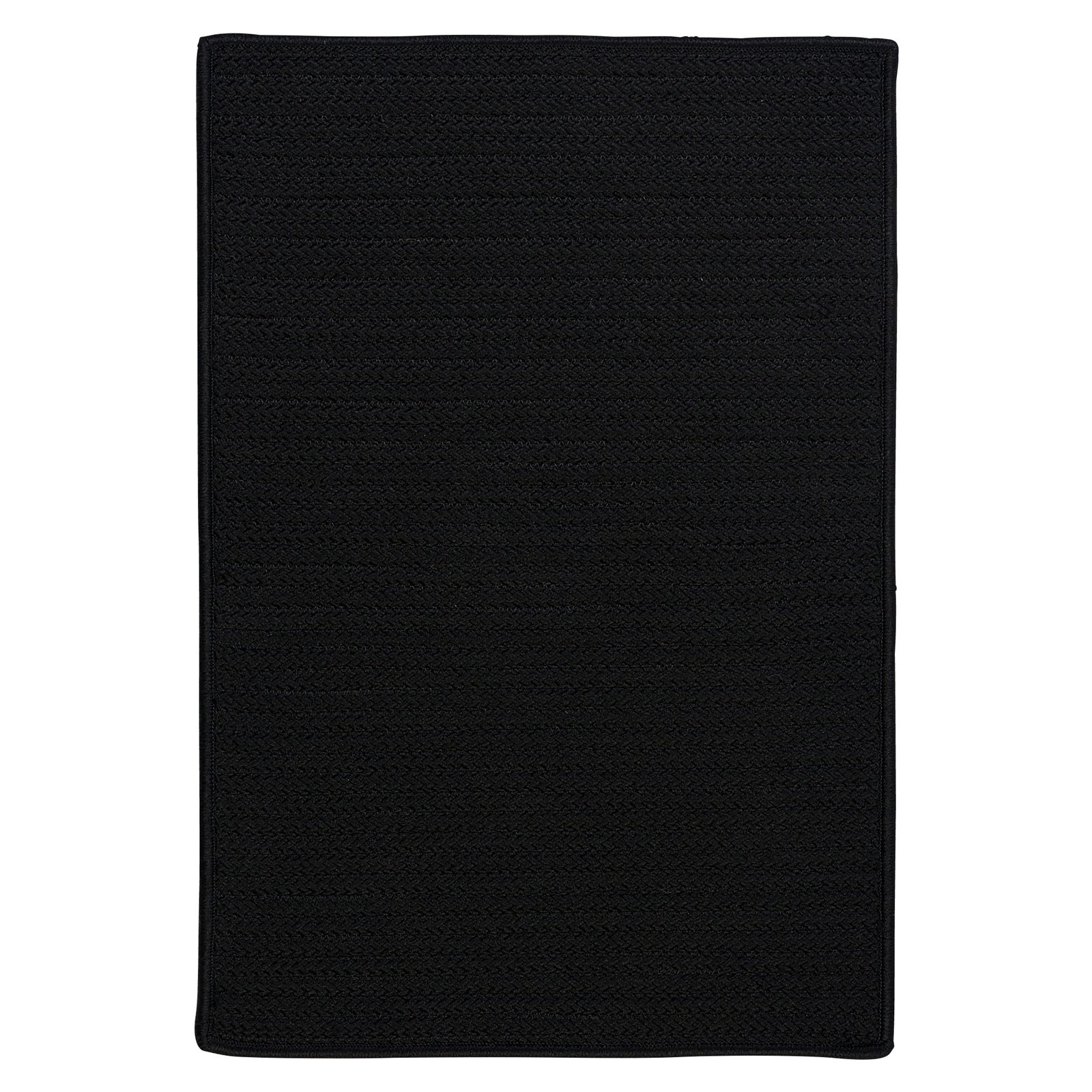 Simple Home Solid Rug by Colonial Mills in Black (Size 5'W X 7'L)