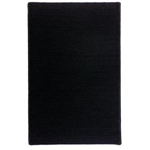 Simple Home Solid Rug by Colonial Mills in Black (Size 2'W X 11'L)