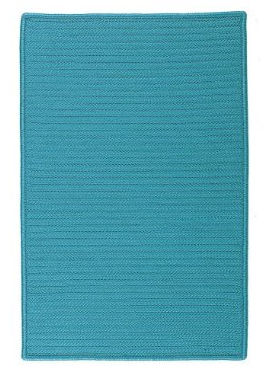 Simple Home Solid Rug by Colonial Mills in Turquoise (Size 2'W X 11'L)