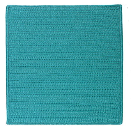Simple Home Solid Rug by Colonial Mills in Turquoise (Size 7'W X 7'L)